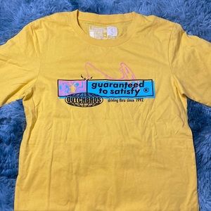 Dutch bros short sleeve tee yellow